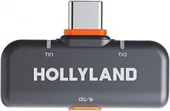 Hollyland Lark M2S USB-C 2.4 GHz Wireless Receiver for Mobile Devices, Space Gray