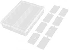 Plastic Adjustable Tool Organizers Electronic Parts Storage Box Tool Boxes Case Clear