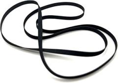XLJP 1Pc Rubber Flat Transmission Belt Width 5mm Thickness 0.6mm for LP Vinyl Record Player Phonograph Gramophone Turntable Drive Belt (Color : Fold Length 165mm, Size : 1pc)