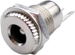 fengpeng 5.5mm x 2.1mm/5.5x2. DC Power Jack Socket Female Panel Mount Connector Metal Interface Plug Wire Terminals(5.5x2.5,1 Piece)