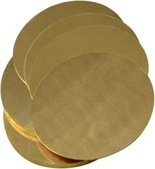2 Pieces H62 Brass Round Plate,for DIY Electronic Equipment Etc.Thickness:1.0,Diameter:30mm
