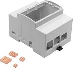 Option 2 | Cn | 4 Model B Abs Case Din Rail Mount Large Inner Space Shell Protection Enclosure for 5/Or 3B+ 3B New 2025 High Reliable Electronic Component