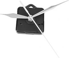 Balacoo Silent Clock Movement Kits DIY Clock Mechanism Parts with White Pointers Easy Installation for Wall Desk Clocks Precision Electronic Clock Movements for Replacement