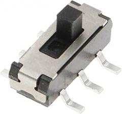 MSS22D18 Miniature SMD DIP Slide Switch 2P2T 6Pin Handle high 2MM for DIY Electronic Accessories(MSS22D18 SMD,10PCS)