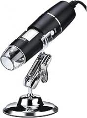 jojofuny USB Digital Microscope Handheld Magnifying Glass with Led Light Flexible Arm for Boy Girl and Adults for Coin Jewelry and Electronics Inspection