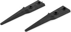 New Lon0167 Anti-Static Tweezers Featured Head Electronic Rework reliable efficacy Repair Tool Black 2 Pcs(id:a32 e6 9f 470)