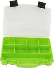 Plastic 9 Tool Organizers Compartment Electronic Component Storage Box Tool Boxes Organizer Green
