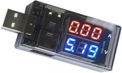USB Current and Voltage Detector Tester USB Meter Voltage Meter Tester Double Table Electronic DIY kit