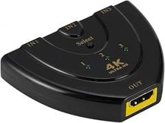 HDMI Switcher HDMI Splitter 3 Ports Mini 4K 2K Switch Converter 1080P for DVD HDTV PC Projector 3 1 Out Port Hub New 2026 High for Reliable Electronic Component, Precision, Stable Performance