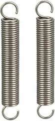 ZHaonan- Extended Compressed Spring, Springs Steell Small Dual Hook Tension Spring, 2pcs, Extended Compressed Spring, for Marine Computer Electronics Railway,Machinery Parts
