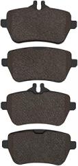 KarParts360 For Mercedes-Benz S550 2014 2015 2016 2017 Disc Brake Pads | Electronic Pad Wear Sensor | 65.5 Millimeters / 2.58 Inches Inner Pad Height | 116.3 Millimeters / 4.58 Inches Inner Pad Width