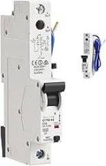 GYR8 Electronic RCBO 18mm 230V 1P+N 6KA Residual Current Circuit Breaker with Over Current Potection 10mA 30mA 1Pcs(10mA,16A)