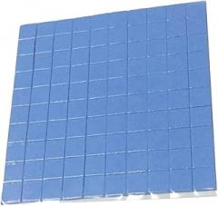 Uonlytech 100Pcs Thermal Conductive Silicone Pads 10X10X0.1Mm CPU GPU Heatsink Cooling Computer Accessories for Electronic Components