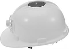 Solar Powered Hard Hat with Cooling Fan Lightweight Ventilated Safety Helmet for Outdoor Construction Workers and Landscapers