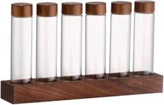 Glass Test Tube Display Stand Tools Single Tube Storage Coffee Bean Dispensing Bottle Coffee Sealed Jar Beans B