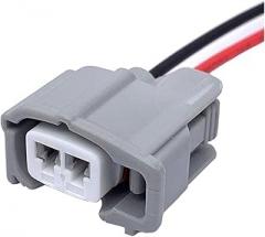 2 Pin Auto Sumitomo Fuel Injector Plug Female Male Electronic Connector Wire Harness Compatible with Toy~ta H~nda 6189-0611 90980-11875 (Color : 2P Female, Size : 5 Pcs)