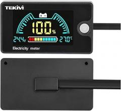 DC 8-100V LCD Display Two-Wire Voltage and Electricity Indicator Compatible with Multiple Devices Battreriy Ternary-Thitium Acid Battreriy New 2026 High for Reliable Electronic Component