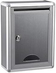 Small Suggestion Box Mailbox with Lock Wall Mounted Hanging Complaint Suggestion Box Aluminium Alloy Box 6YX83