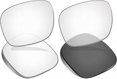 Vonxyz Lenses Replacement for Ray-Ban Meta Wayfarer RW4006 (50mm) Smart Glasses - for Women, Easy Install - Clear&Clear Black Photochromic Activated