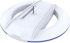 Vertical Stand for PS5 Slim Console Disc and Digital, Base Stand with Screw ＆ USB Cable, White, PG-P5S025