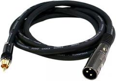 Monoprice 6ft Premier Series XLR Male to RCA Male 16AWG Cable (Gold Plated) [Electronics]