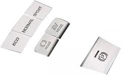 Parking Hand Brake Button for Toyota for 8Th for Camry Car Electronic Handbrake Central Control Button Decoration Sticker Cover Trim 6Pcs Car Accessories