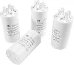 CBB60 Capacitor 450VAC Insert 50/60hz Electric Replacement Start Run Capacitor for Air Compressor Water Pump Motor Replacement for OEM New 2026 High for Reliable Electronic Component