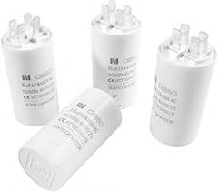 CBB60 Capacitor 450VAC Insert 50/60hz Electric Replacement Start Run Capacitor for Air Compressor Water Pump Motor Replacement for OEM New 2026 High for Reliable Electronic Component