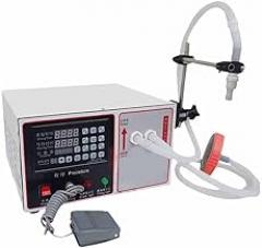 Liquid Filling Machine, Liquid Filling Machine, Large Peristaltic Pump Automatic Bottle Filler with Electronic Scale Automatic Weighing, High Precision, 17 L/min Digital