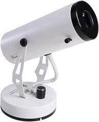 Projection Clock, LED LCD Electronic Projection Wall Clock Wall Sticker Clock, Desktop Table Clock Large Display Ceiling Projection Clocks,/6150(Branco)