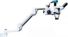 1080P Dental Operating Microscope Portable Surgical 10X Endodontic Microscope with Camera Zoom Objective 16 Mega