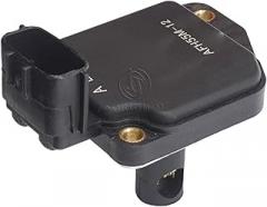 Air Flow Sensor Adapter AFH55M-12 Car Mass Air Flow Meter 98-04 Compatible with Nissan Frontier Pickup Xterra 2.4L MAF Sensor AFH55M12 160173S500 160171S710 Air Meter Mount Base