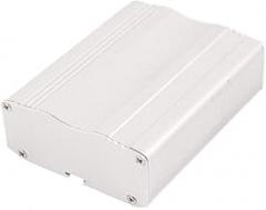 26 x 53 x 80mm Multi-Purpose Electronic Extruded Aluminum Enclosure Silver Tone(26 x 53 x 80mm Mehrzweck-Gehäuse für elektronisches extrudiertes Aluminium in Silberfarbe