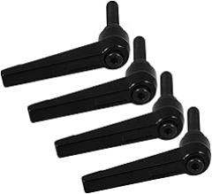 4pcs Thread Bolt Knob Handle Lightweight Quick Release Lever for Machinery and Electronics Versatile Clamping
