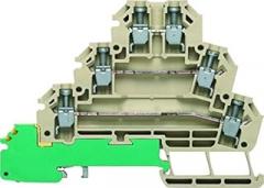 Weidmuller, 1615270000, W-Series, Motor-Connection Terminal, Rated Cross-Section: 2.5 mm², Screw Connection, Direct mounting