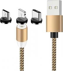 3 1 Magniticic Micro USpB Cable for One Plus Sangsiung Androld Charging Magnitic Charrger USpB Type C Cable Mobile Phone Cord Wire New 2026 High for Reliable Electronic Component