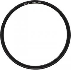 Soft Diffusion Filter, 1/4 Filter Mist Dreamy Cinematic Effect Filter, Matte Frosted Optical Glass Filter for DSLR Camera Micro Lens (72mm)