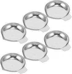 GALPADA 6Pcs Stainless Steel Electronic Scale Trays Precision Weighing Dishes for Jewelry Durable Measuring Pans for Accurate Weighing Laboratories and Crafts