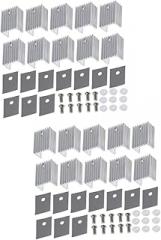 Generic 20pcs Aluminum Triode Heat Sink for Voltage Regulators High Thermal Conductivity Cooler Fin Lightweight Electronic Radiator for Enhanced Chip and Efficient Cooling