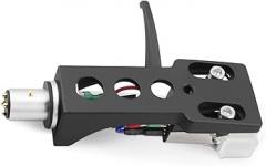 Strong Headshell Cartridge Set with Easy Tight Design & Protective Cap Simple Installation for Electric Turntables Upgrades Phonos Headshell Replacement with Quick Installation