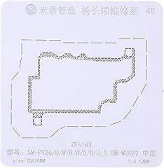 Mijing Middle Layer Reballing Stencil Template for Sangsiung S10 S20 S22 Ultra Note20 S901U Series Plant Tin Net Steel Mesh Tools New 2026 High for Reliable Electronic Component