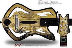 Summer Palm Trees Decal Style Skin - fits Warriors Of Rock Guitar Hero Guitar (GUITAR NOT INCLUDED)