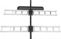 Motorcycle Carrier, 600LBS Aluminum Motorcycle Carrier, Motorcycle Bracket, Heavy Duty Hitch-Mounted Dirt Bike Rack, Motorcycle Trailer Hitch Carrier, Aluminum Hitch Carrier for Dirt Bikes (600LBS)