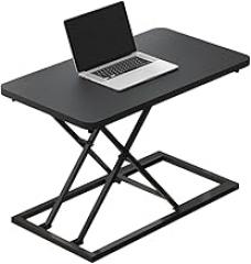 Sit to Stand Desk Converter, Stand Up Desk Riser, Portable Computer Booster Stand, 7-Level Adjustable Electronic Computer Workstation,A-72 * 63 * 12-51cm