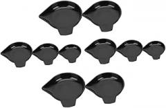 ERINGOGO 10pcs Plastic Weighing Plates Electronic Scales Trays for Easy Powder Weighing