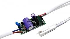 Led Bulb Driver Power Supply 24W36W50w LED Patch Flying Saucer Track Light Industrial and Mining lamp Constant Current Ballast(8-24W Male Plug)