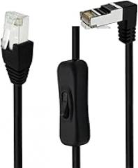 Male to Male Bend Do | Ethernets Extension Cord Cat6E Rj45 Extension Cord with On Off Switchs Male to Female/90Degree Rj45 Networks Cable New 2026 High for Reliable Electronic Component