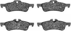 KarParts360 For Mini Cooper 2002-2008 Disc Brake Pads | Low Metallic | Electronic Pad Wear Sensor | 1.72 Inches Inner Pad Height | 4.85 Inches Inner Pad Width | 1.72 Inches Outer Pad Height