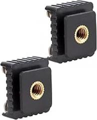 2Pcs Flashing Hot Shoe Mount Adapter to 1/4 Flashing Hot Shoe Mount Adapter Camera Photo Electronics Photography Accessories