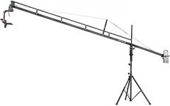 PROAIM 14ft Camera Crane Jib, Stand, Sr. Pan-Tilt for DSLR Video Cameras Camcorders. Gimbal Compatible (P-14-JS-SRPP)